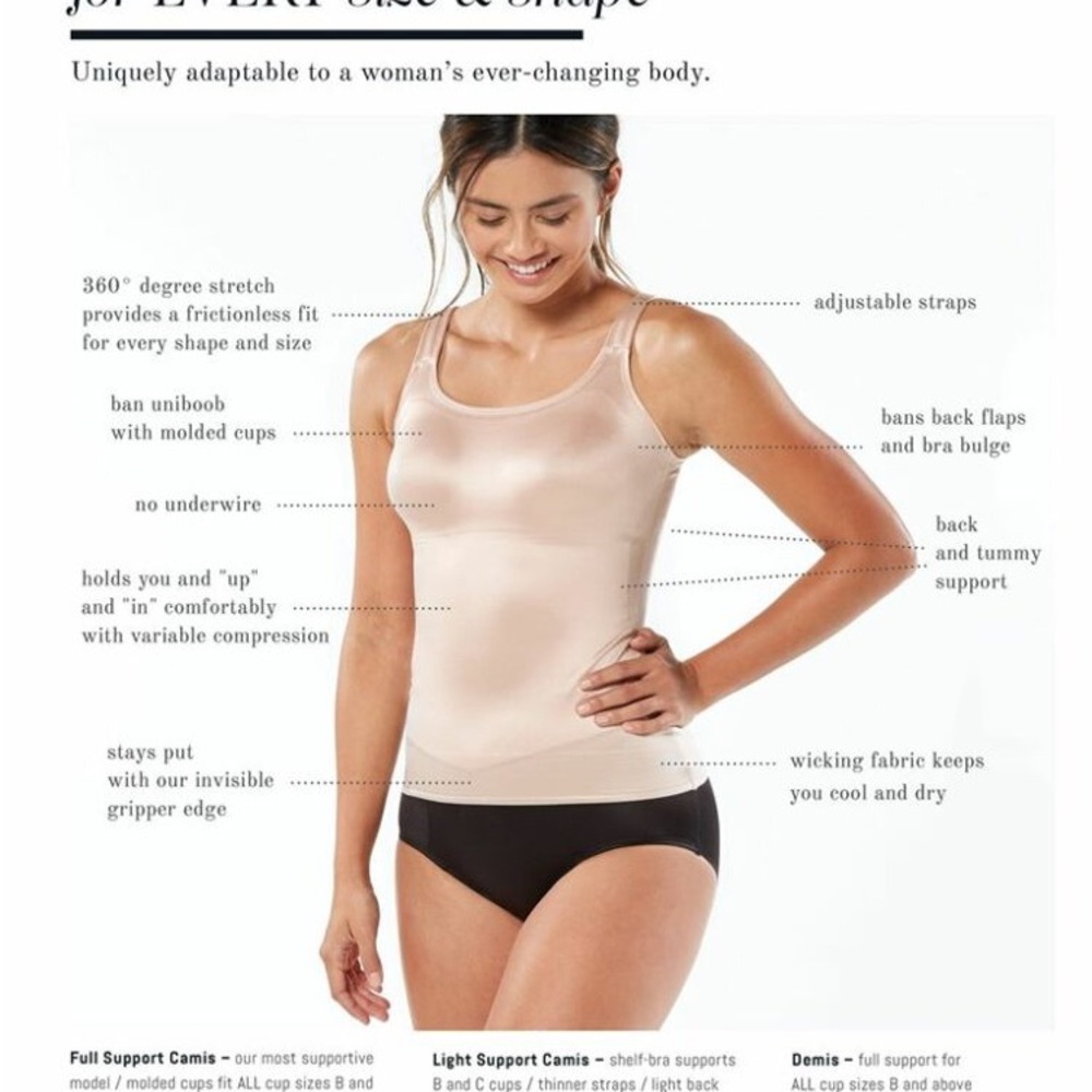 Ruby Ribbon Full Support Shapewear Cami - image 6